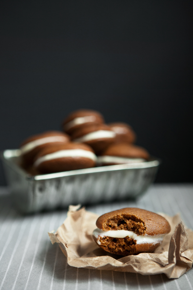 Pumpkin Whoopie Pies with Maple Butter Cream