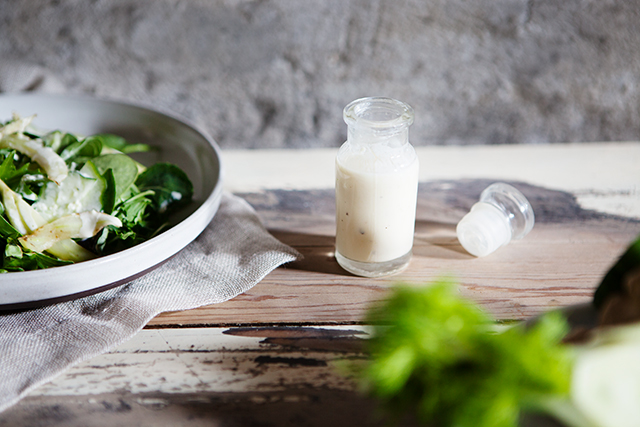 Creamy Ginger Dressing with skyr and lime