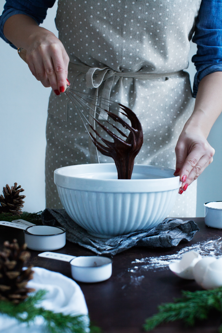 Chocolate Whoopie Pies with Rosemary Orange Custard