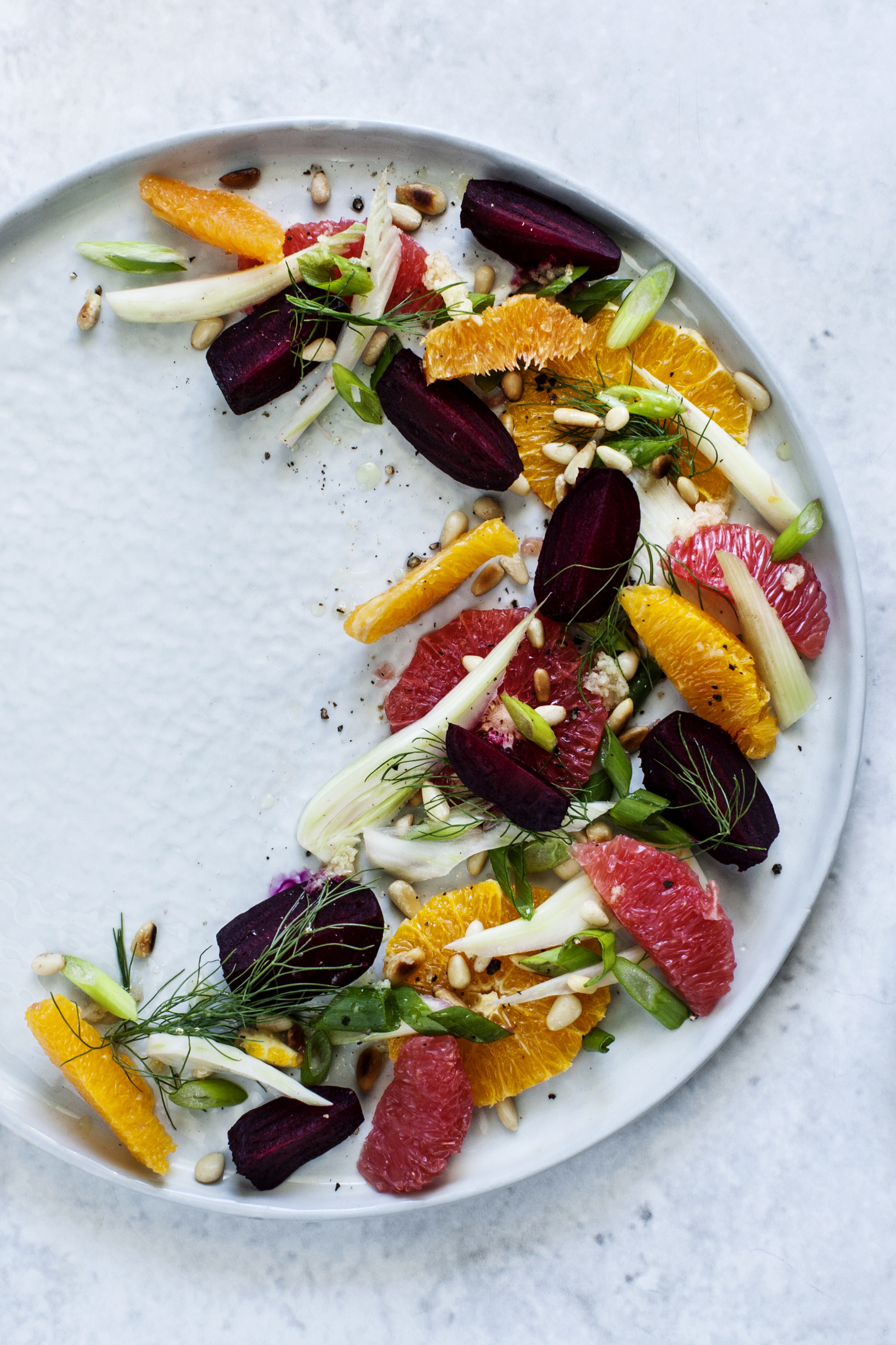 beet and citrus salad