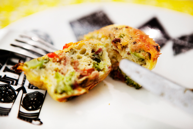 Frittata Muffin for breakfast