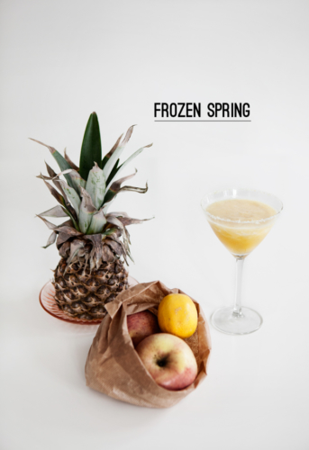 Frozen Spring (A Whisky Cocktail)