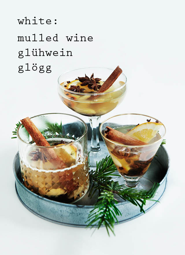 White mulled wine, glogg, gluhwein recipe