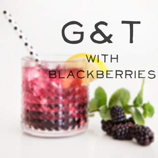 Blackberry G&T Cocktail Recipe