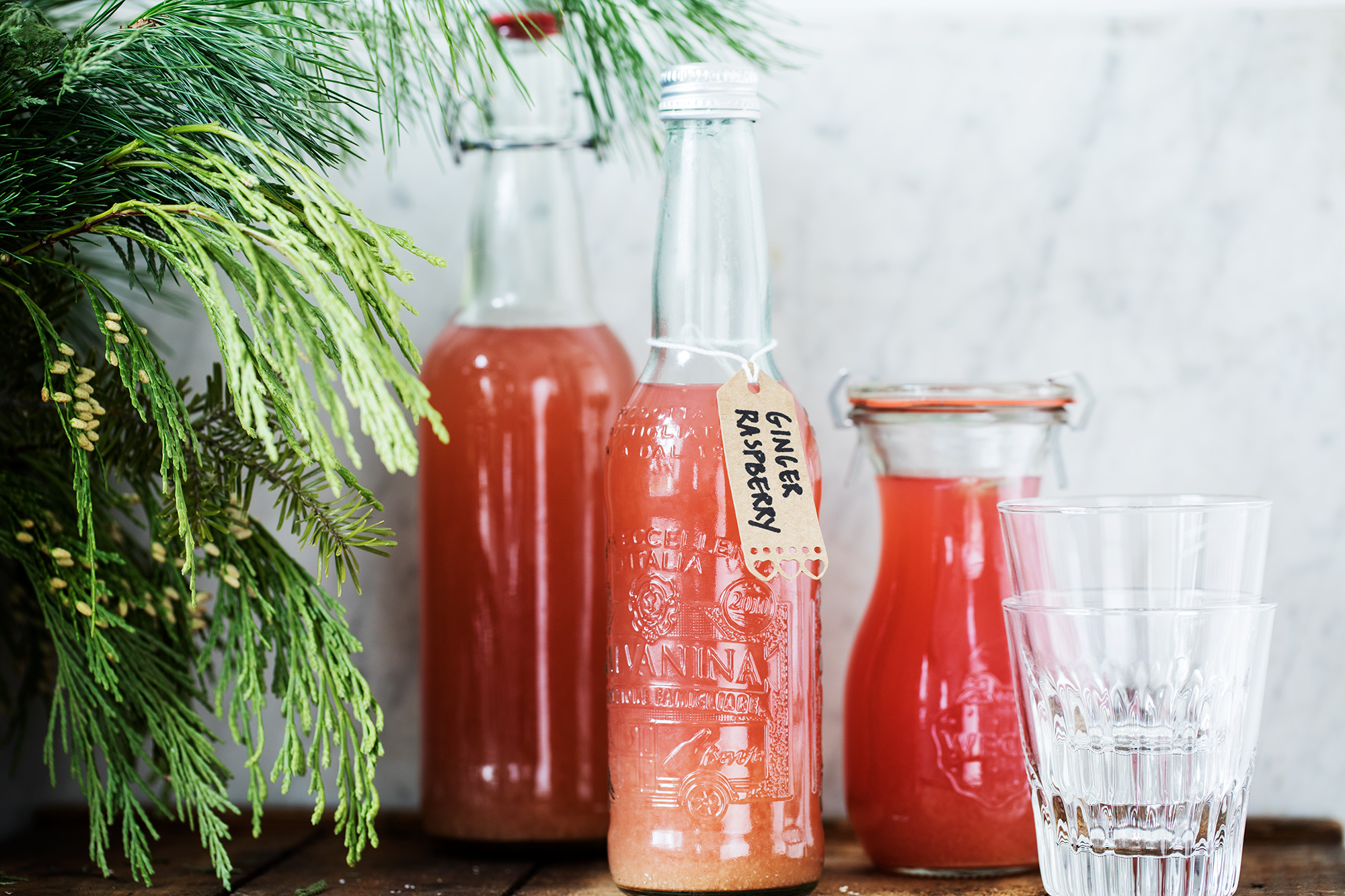 Recipe: Kombucha with Ginger and Raspebrry