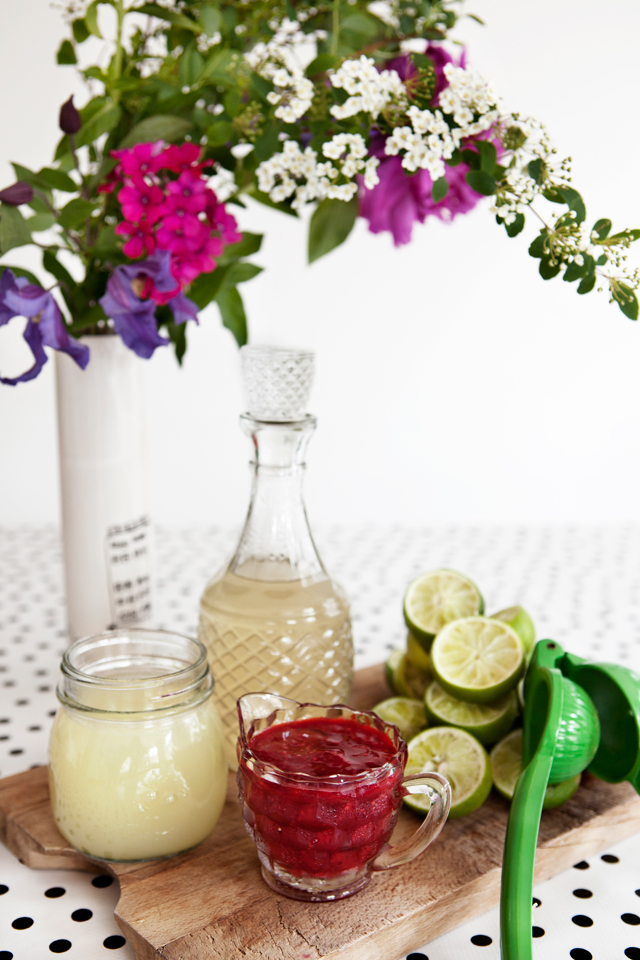 Raspberry Ginger Limeade