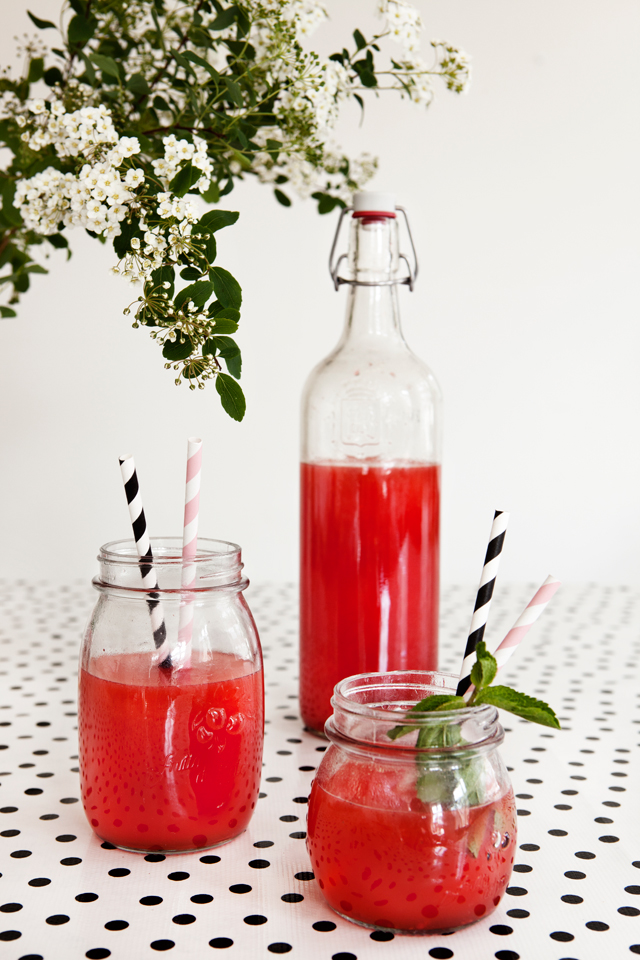 Raspberry Ginger Limeade