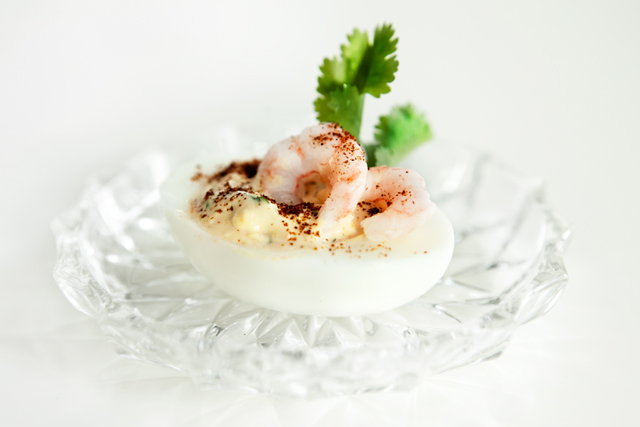 Deviled Eggs with a  twist for Easter