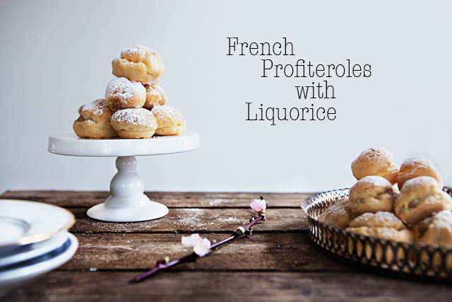 French Profiteroles with Liquorice
