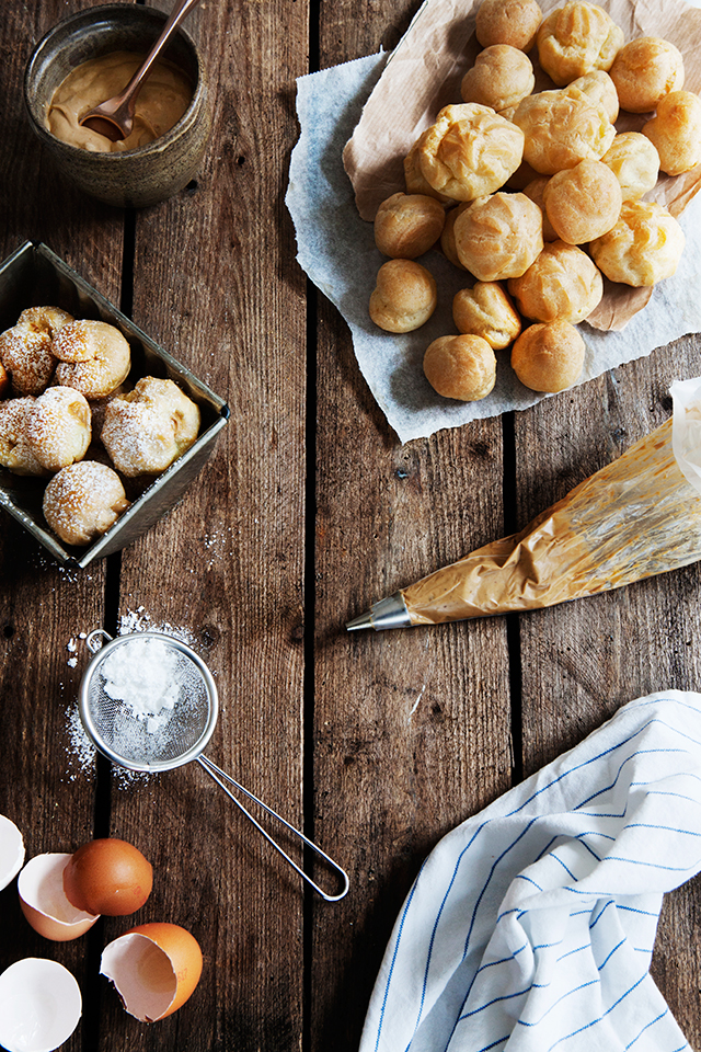 French Profiteroles with Liquorice