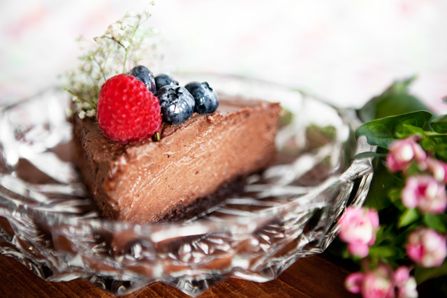 Raw Chocolate Mousse Cake - Recipe