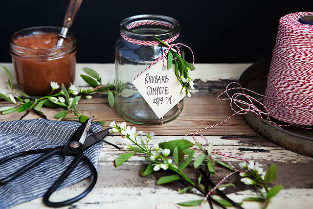 Rhubarb Compote Recipe by Modern Wifestyle