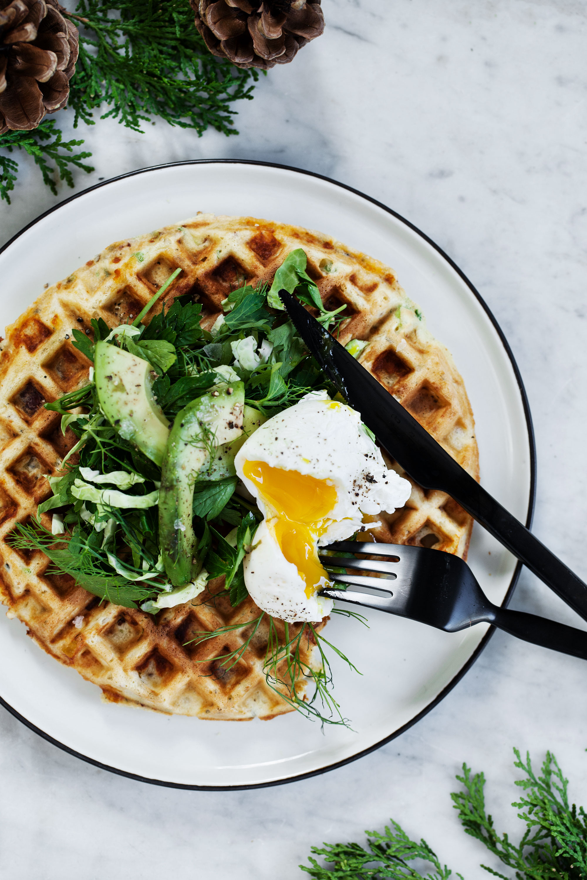 savory waffles recipe modern wifestyle