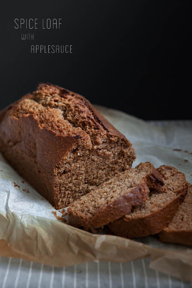 Spice Loaf with Homemade Applesauce