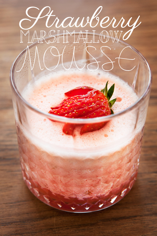 Strawberry Marshmallow Mousse - Recipe