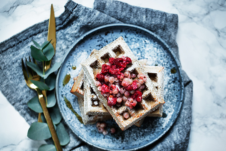 Buckwheat Waffles Recipe #glutenfree #healthy #sugarfree