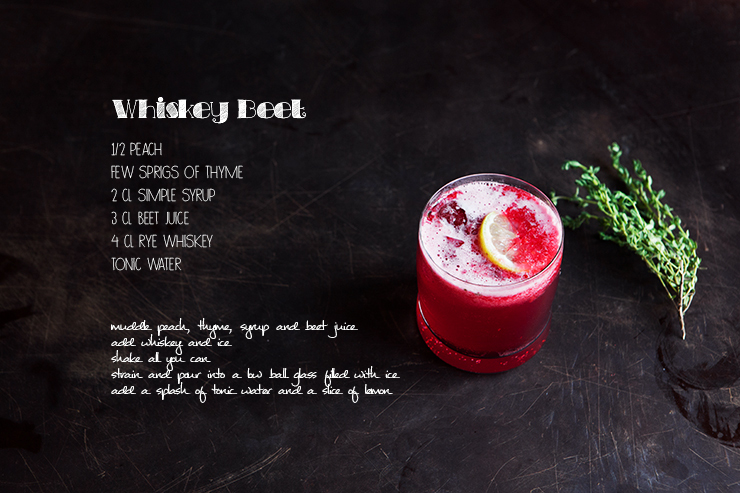 whiskey beet cocktail recipe